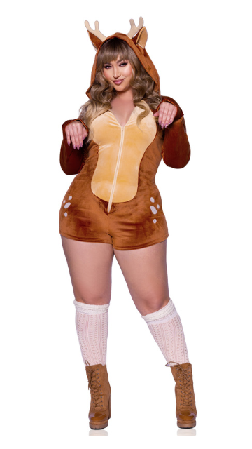 Plus Cozy Fawn Costume - SoulofHalloween