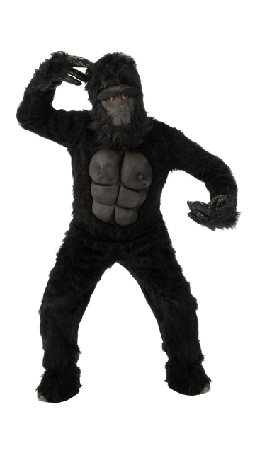 Furry Gorilla Kids Jumpsuit Costume - SoulofHalloween