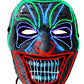 LED Mask Scary Clown Mask Cosplay - Adult - SoulofHalloween