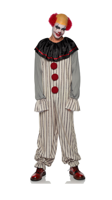 Men's Creepy Clown Costume - SoulofHalloween