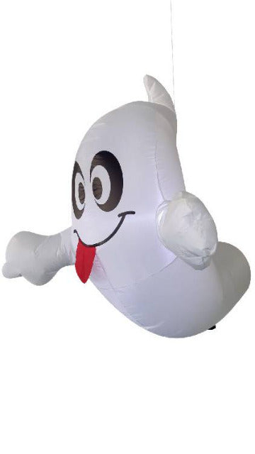 4ft Halloween Inflatable Ghost Coming Out from Tree - SoulofHalloween