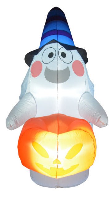 5ft Halloween Ghost with Candy Basket - SoulofHalloween