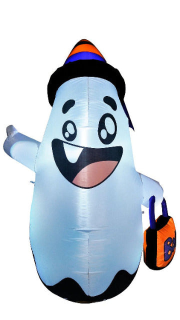 5 FT Halloween Inflatable Cute Wicked Ghost - SoulofHalloween
