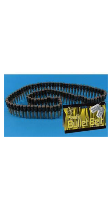 Plastic Bullet Belt With 96 Bullets - SoulofHalloween