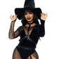 Crafty Witch Sexy Costume With Hat
