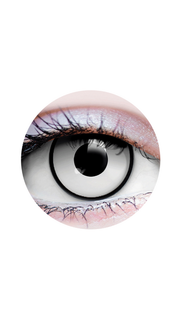 Primal® Zombie II - White Colored Contact Lenses