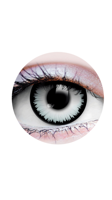 PRIMAL® WEREWOLF III - WHITE COLORED CONTACT LENSES