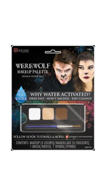 Werewolf Water Activated Makeup Palette - SoulofHalloween