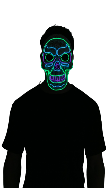 LED Mask Skull Mask Cosplay- Adult - SoulofHalloween