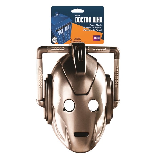 Doctor Who Cyberman Paper Mask - SoulofHalloween