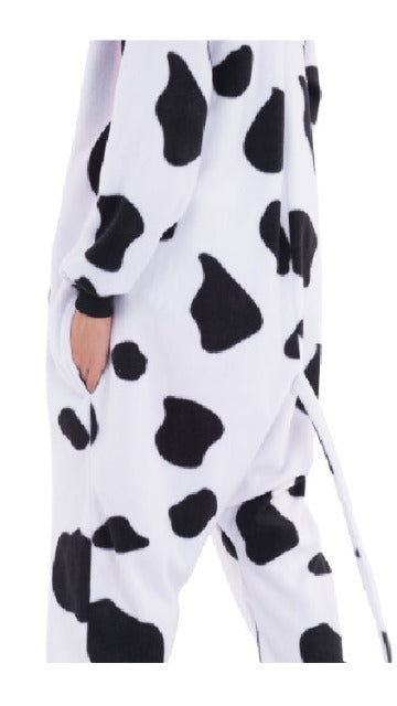 Cow Animal Onesie Pajama Costume - Adult - SoulofHalloween