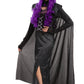 Gothic Wicked Purple Witch Halloween Costume Set for Women Cosplay - Adult - SoulofHalloween